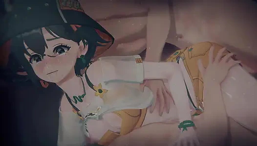 =Zenless Zone Zero= Belles "VERBOTENES BAND": Bondage & POV Sandwich DP (Sommerhimmel)