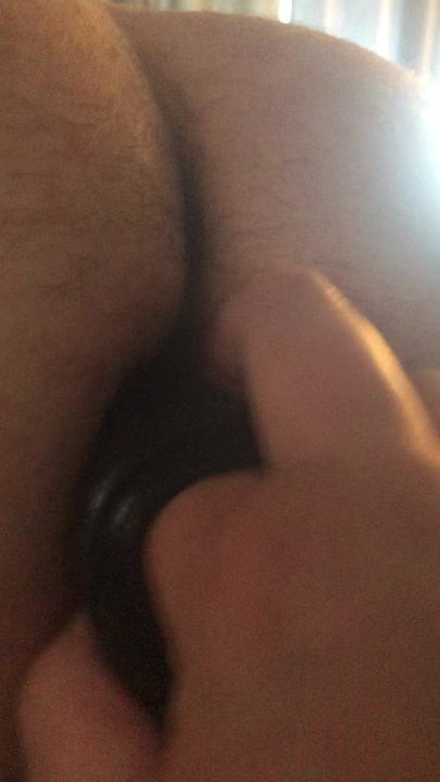 Playing with my slaves pussy