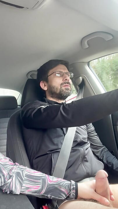 She Couldn’t Wait - MILF Blowjob & Handjob While Driving - Public Car Sex Kingyordanov