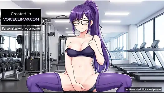 Sexy Gym Woman humillates you and laughs at Failed Workouts at gym and gives you femdom orders and jerk off instructions JOI