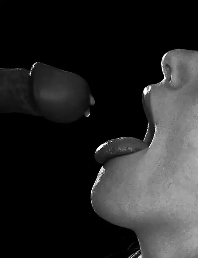 Slow Motion Cum in Mouth! Model Swallows a Huge Load of Cum After Photoshoot