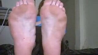 Felicia bezwete stinkende voeten flats