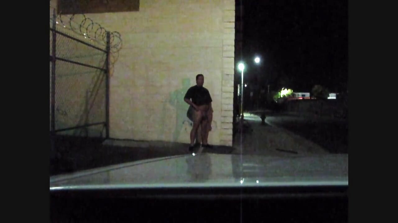 Éjszakai járda élvezés