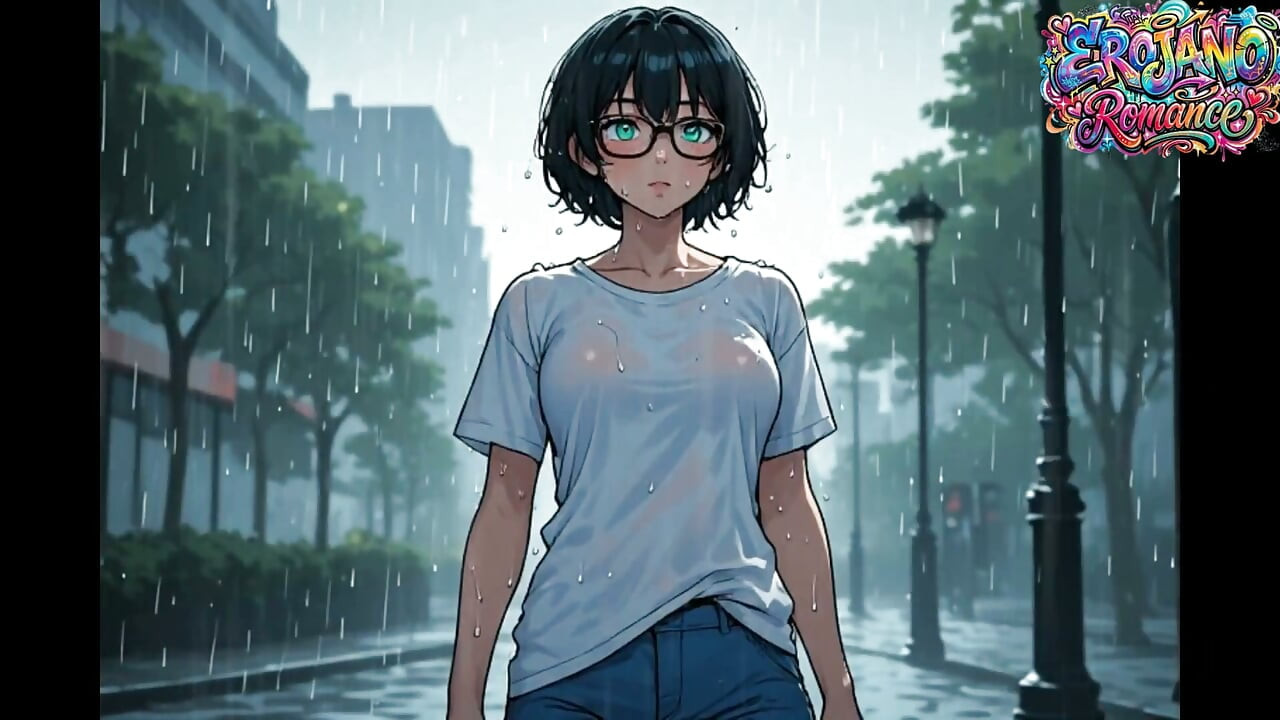 POV My 25-year-old Girlfriend Loves Me in the Rain, but I Reject Her and End up Consoling Herself with Older Men