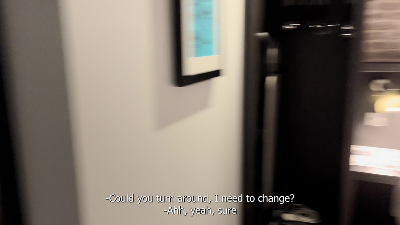 "Do you have an erection?". Sharing a hotel bed with a coworker ended up with an unexpected sex.