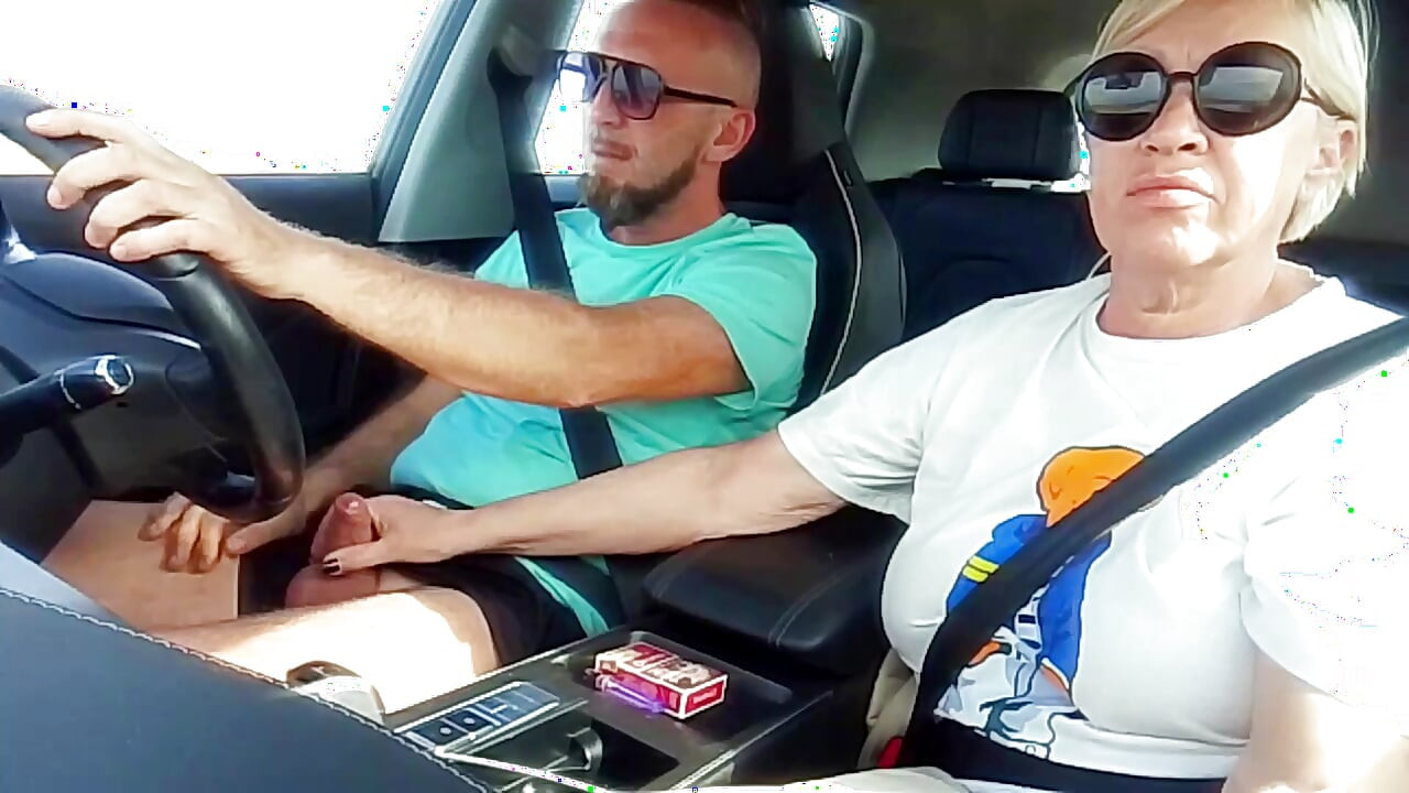 Family car ride with stepmom