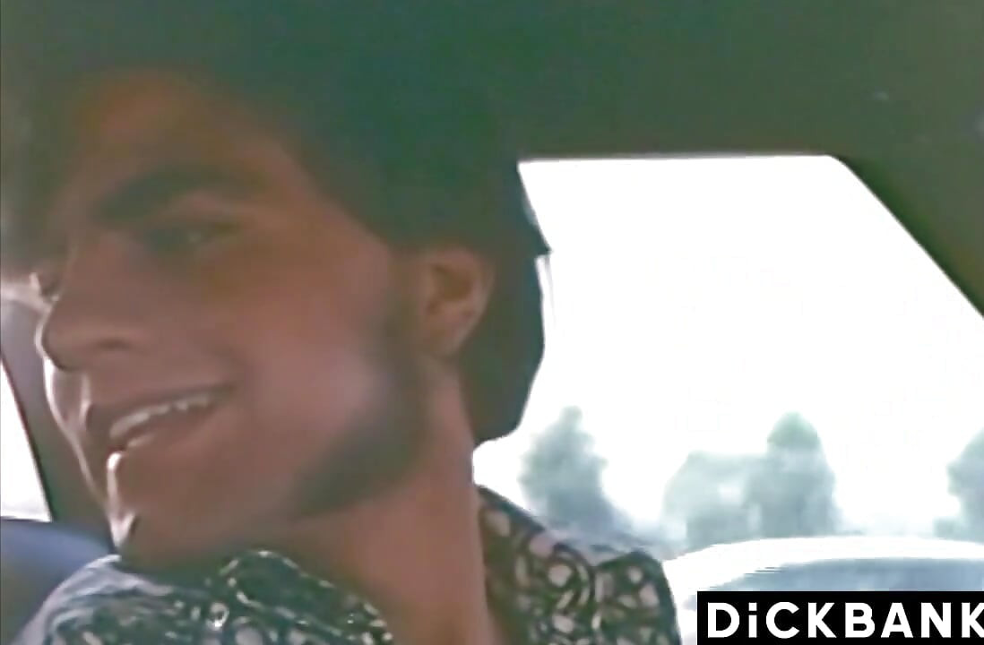Vintage Video Of Two Studs Rocky And Johnny Escaping Cops And Fucking To Destress