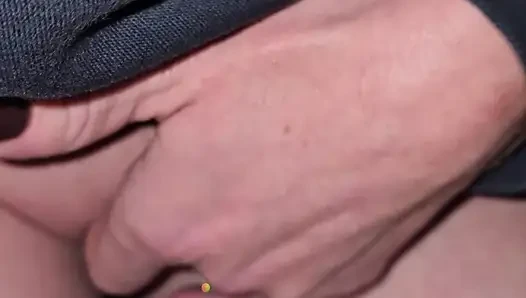 Real milf practices raunchy foreplay in bar toilets