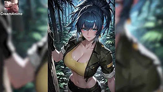 Die Amazone verlor sich im Dschungel, ging aber mit einem militär in eine verdorbene sexuelle Beziehung ein, der Amazonas ist eine hure