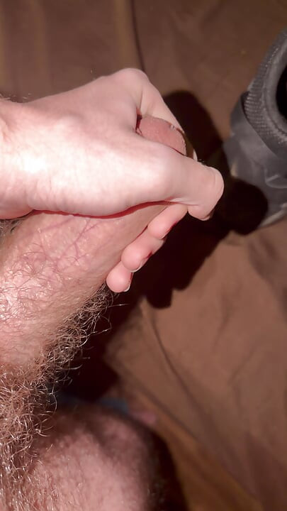 Cumshot on my boot
