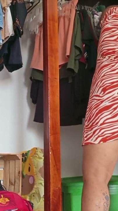 Mom in the room shows underwear | Clip 2