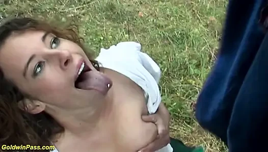 Grobe deutsche analsex tief in den hals