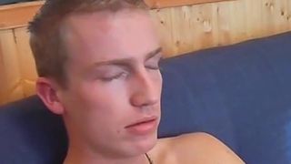 Solo interview and masturbation with a big cocked homo