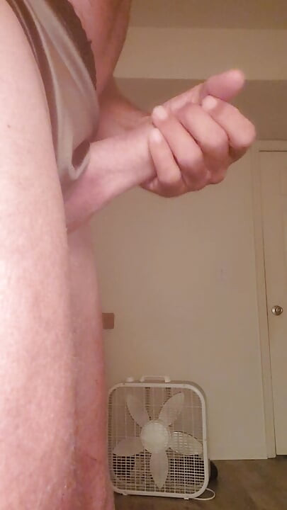 Masterbating in my sexy satin panties.