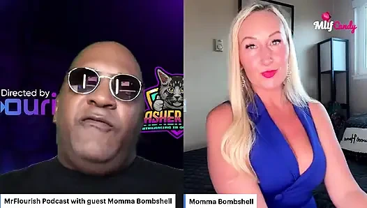 Mrflourish Podcast an Evening Affair with Guest Momma Bombshell