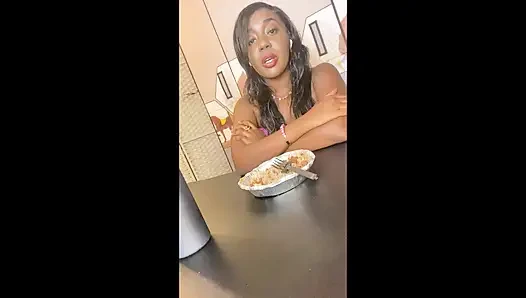 Mukbang makan makanan brasil sambil berbicara tentang tujuanku (bersantailah denganku)