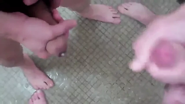 UT Campus Uncut Guys Wank and Cum
