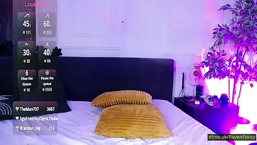 Dampfiger chat mit echter spielerischer energie. geile masturbation live-show, Voyeur, schlanke beine!