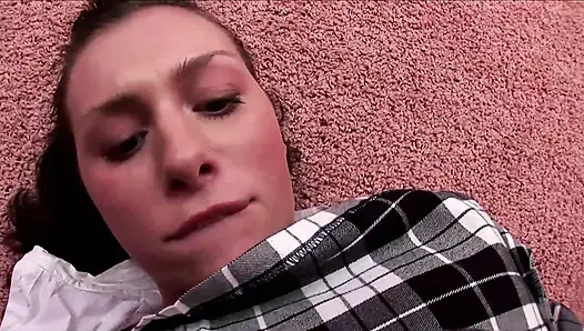 Sexy student girl loves big cock in ass