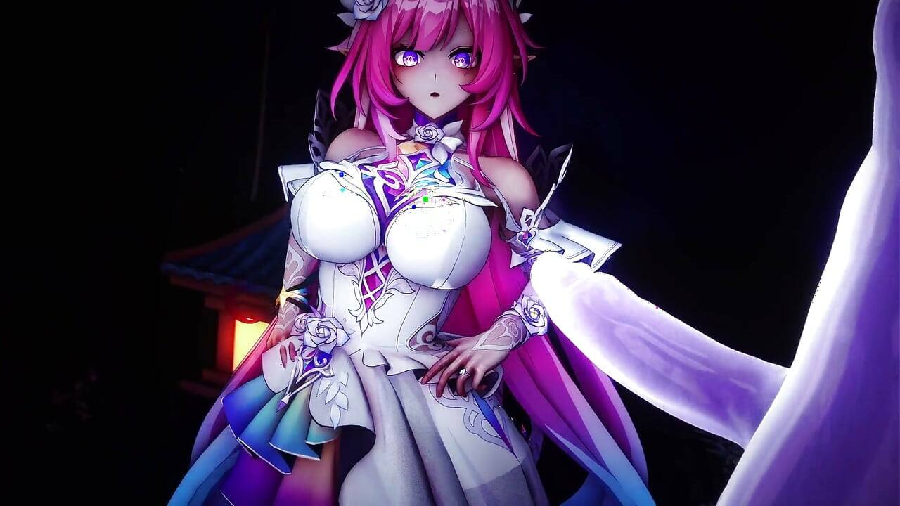 Honkai Star Rail - Cyrène se fait baiser et éjaculer dessus par un fantôme d’Halloween - Animations hentai en 3D