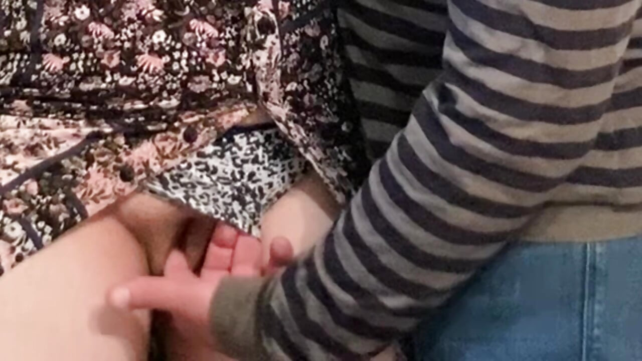 This Stranger's Fingers Rubbed my Pussy Under  Skirt