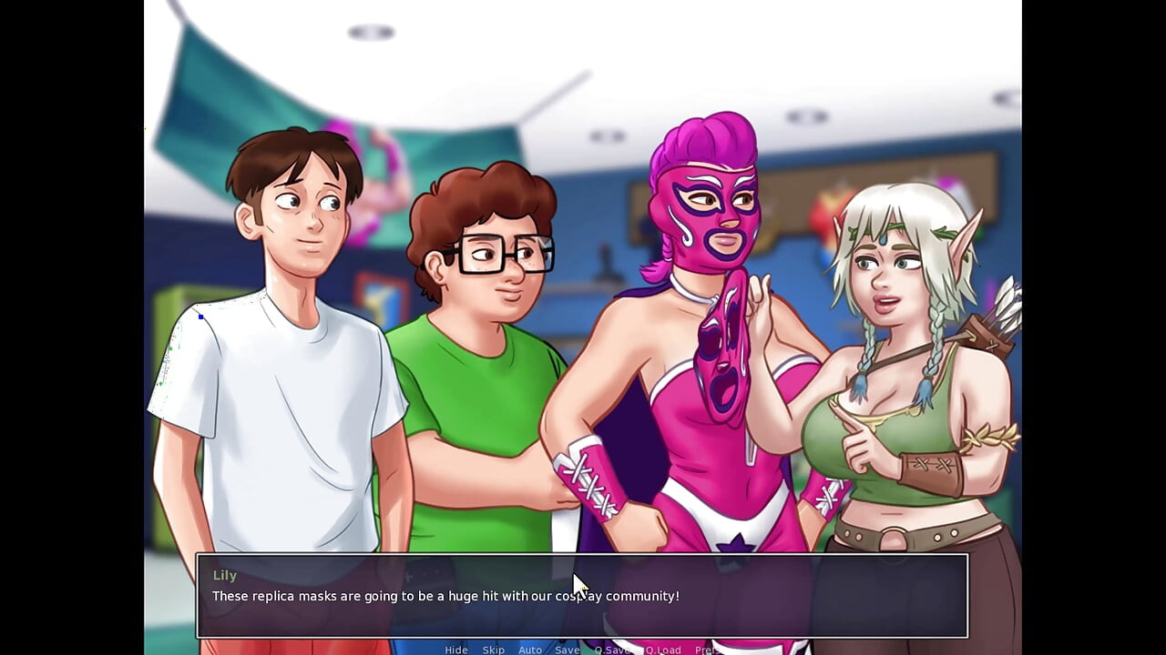 Summertime saga: the nurse gave me a handjob.