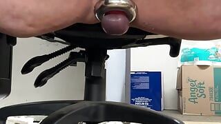 Mechanic ]POV Stroking his thick cock off at work