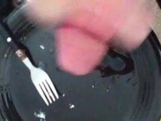 Comiendo mi propio semen