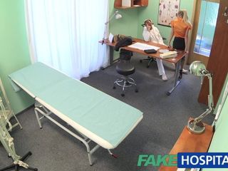 Fakehospital doctor folla su caliente rubia jefa esposa
