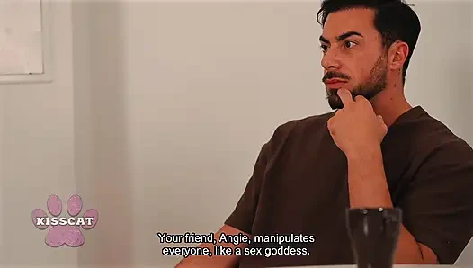 Kisscat mit verbundenen augen bläst typ Dann genießt harten MMf mit francis cum bedeckt S1E6