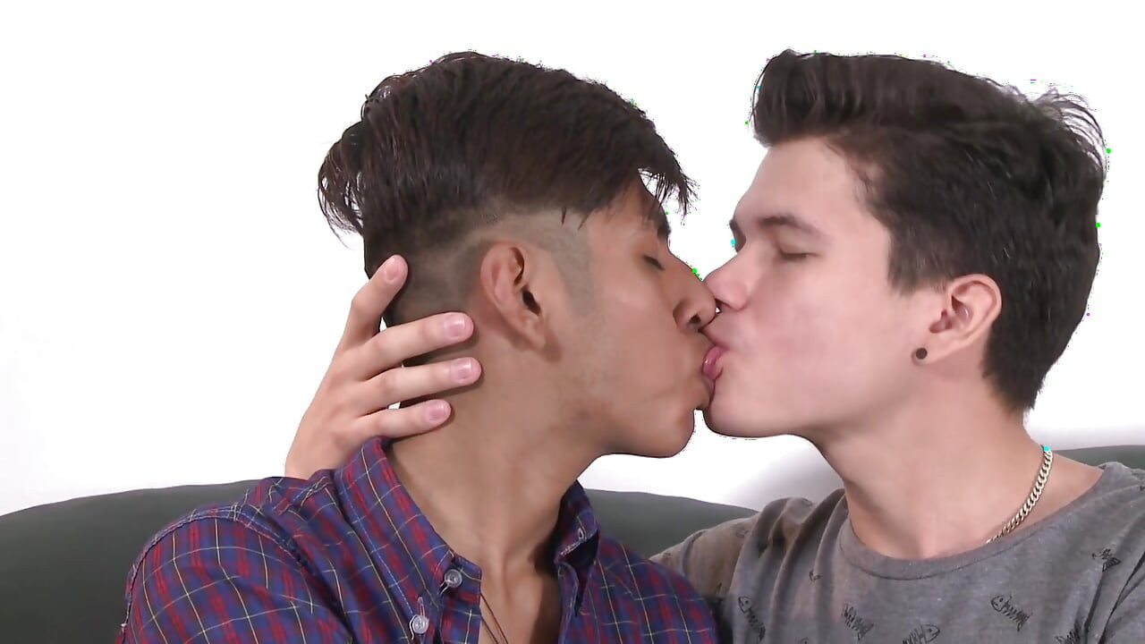 Two perfect teen boys like fucking on the couch