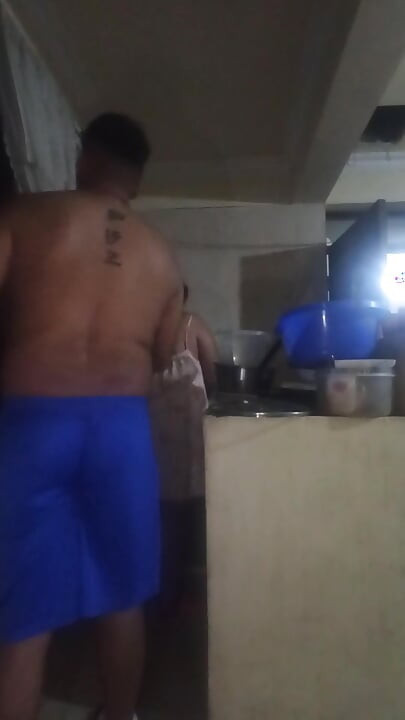 The Boss Comes Into the Kitchen to Fuck Me, His Cock Excites Me