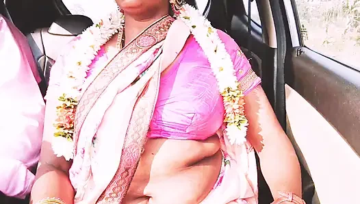 Video rekaman seks tante seksi india dengan kain sosis pink lagi asik ngentot sama teman laki-lakinya sendiri Telugu Firty Talks.