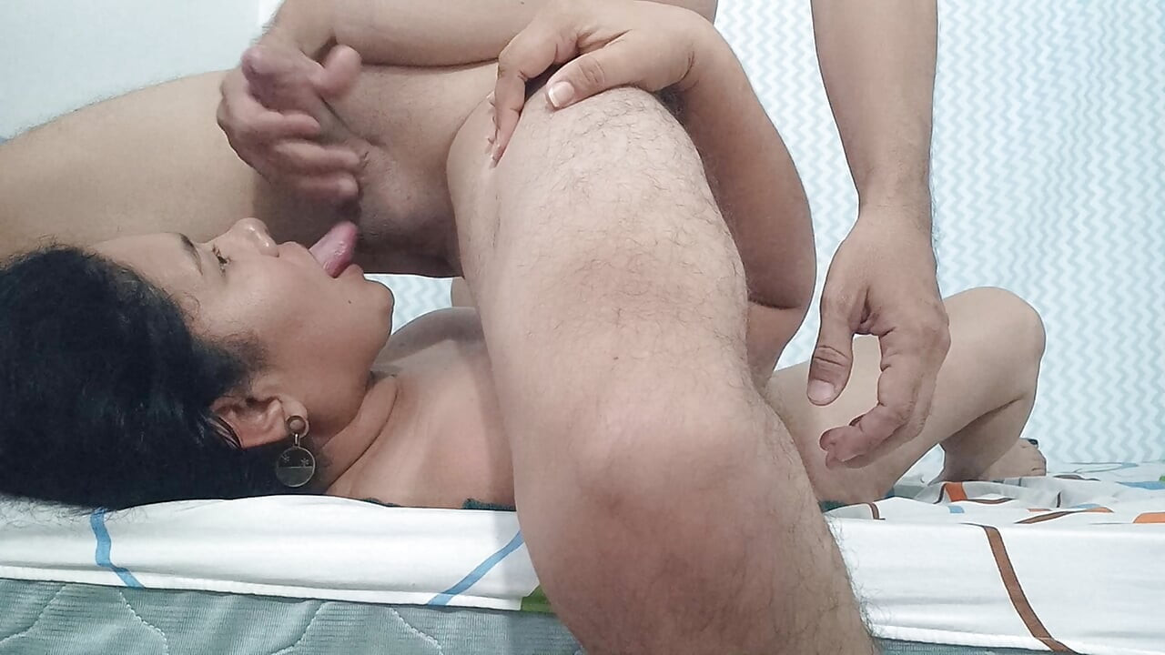 Good blowjob deep throat of my wife fucking