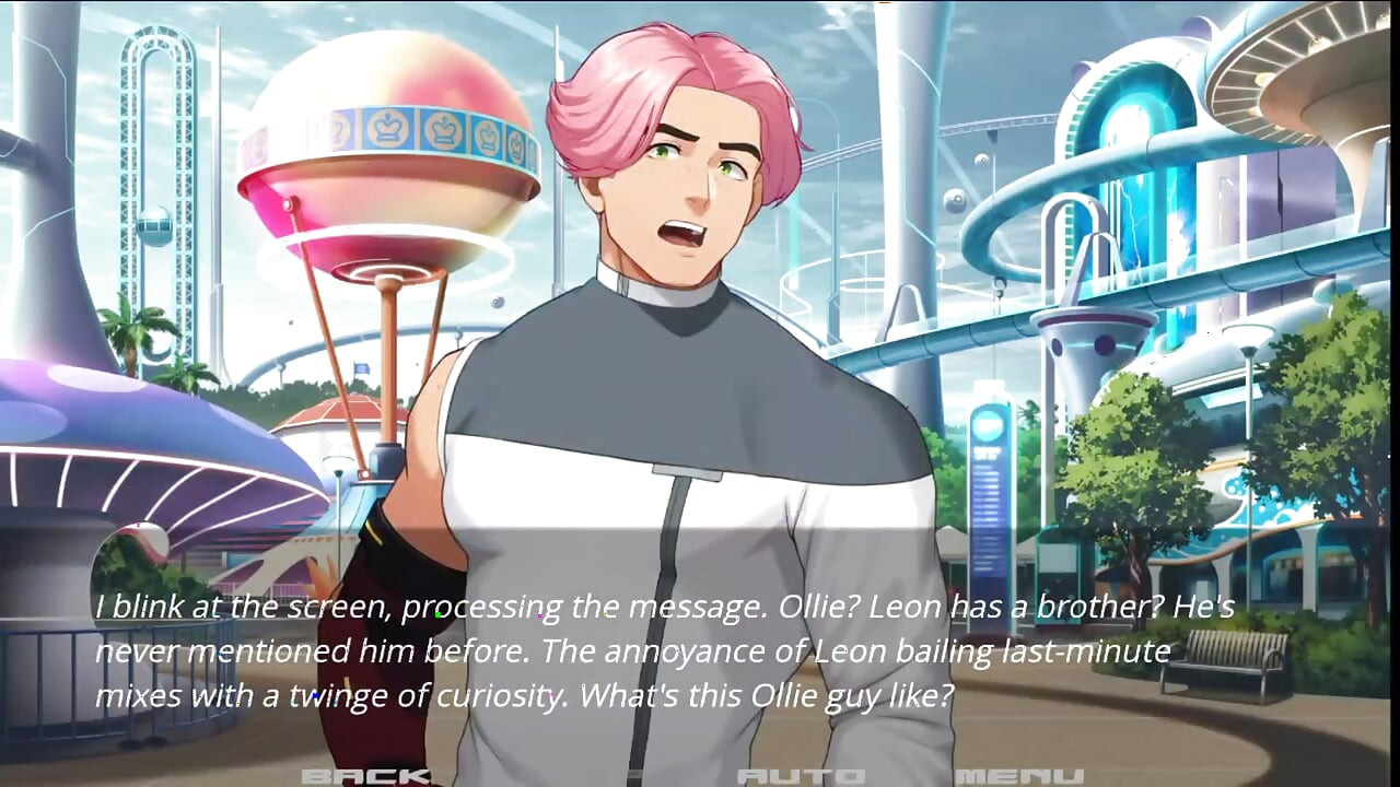 Sun and beach, Enjoying the city with her muscular boyfriend.