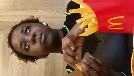 Public McDonald's Mukbang