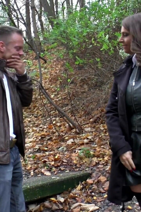 Nasty MILF with big boobs gets anally fucked