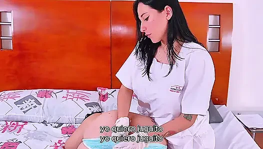 Kitty DJ and Jennifer Play - Hot Nurses Eat Pussy in the Emergency Room - Lesbian with Fingers, Tongue and Explosive Squirt