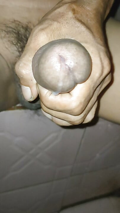 squat in front of me and lick my cum
