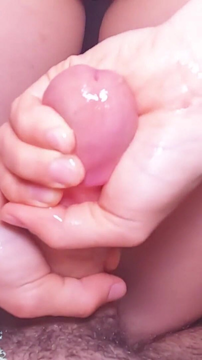 Emotional moment from "Uncensored Japanese School Girl in SwimSuit RUBBING COCK with her PUSSY"