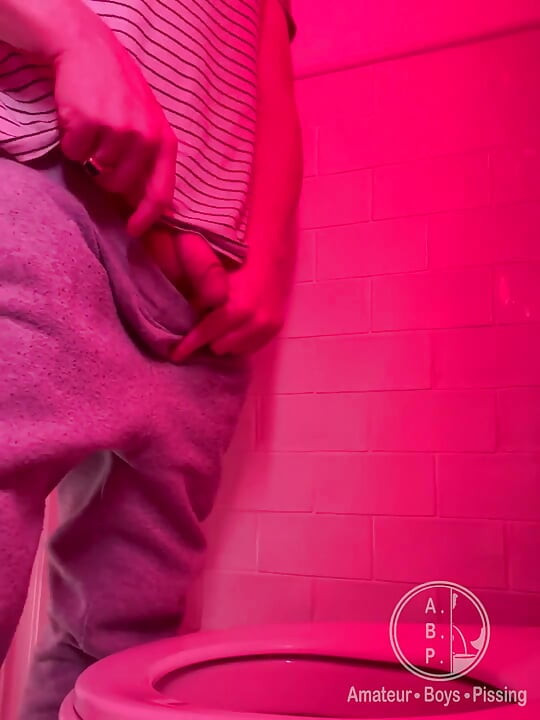 Amateur Sports Boy Caught Peeing