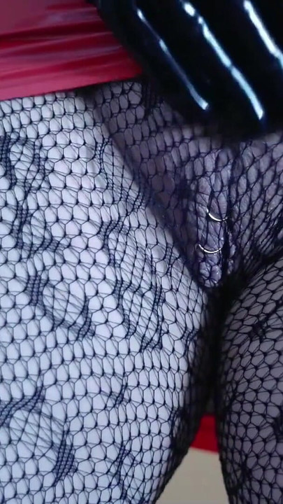 Key moment from "Wearing Latex Rubber Long Opera Gloves High Quality Video"