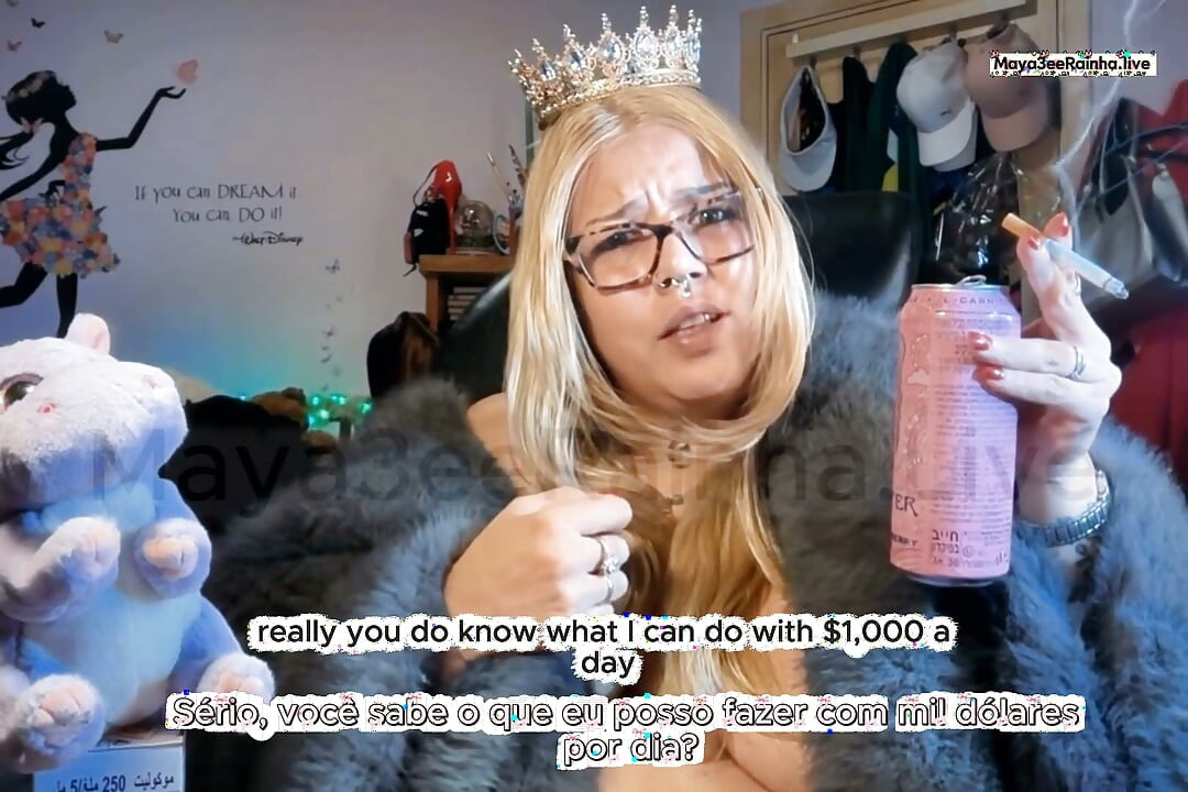 Diamonds auf meinen lippen Bunda fatal in deinem gesicht - komm, chainsmoke mit der brasilianischen MILF-Göttin des BBW