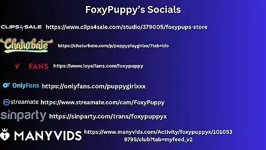 Foxy Begs to cum whilst wearing her bdsm latex sexy puppy gear