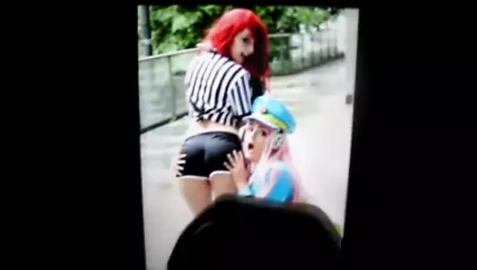 Penghargaan sop cosplayer berambut merah