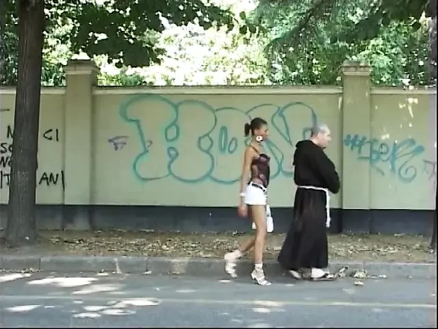 Horny Monk Got Indecent Proposal From Charming Ebony Girl