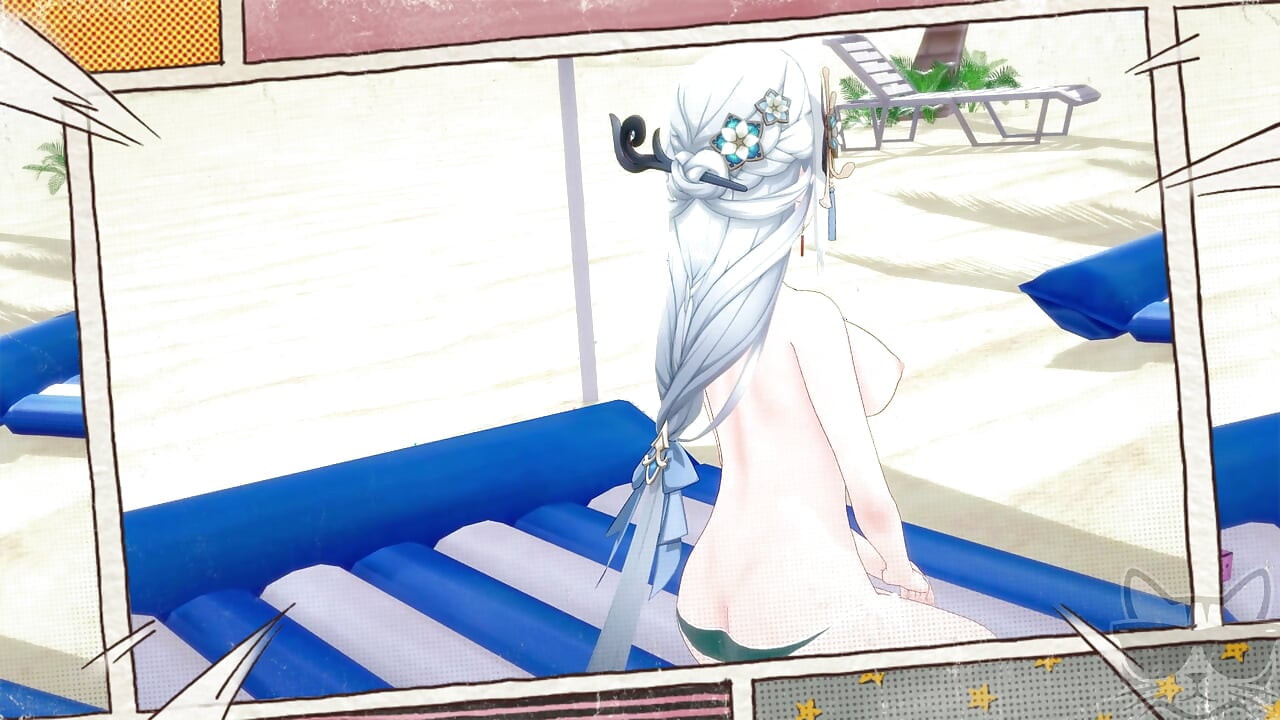 Yelan x Shenhe at the beach (genshin impact) P1 STORY