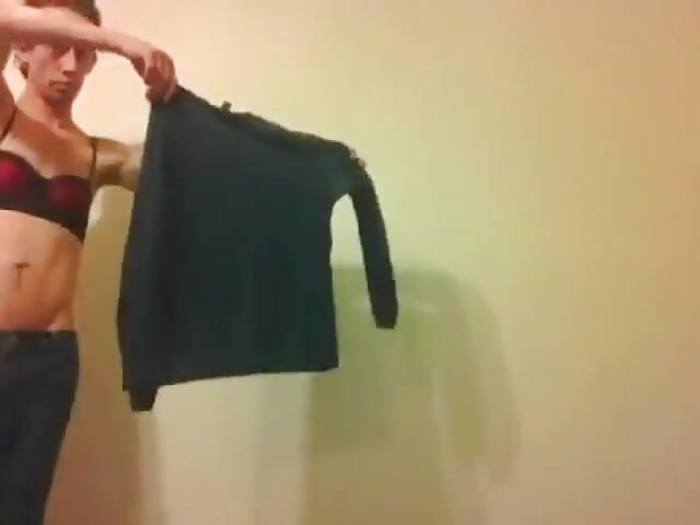Transgirl Trying Clothes I No Longer Own (no Audio/no Sound)