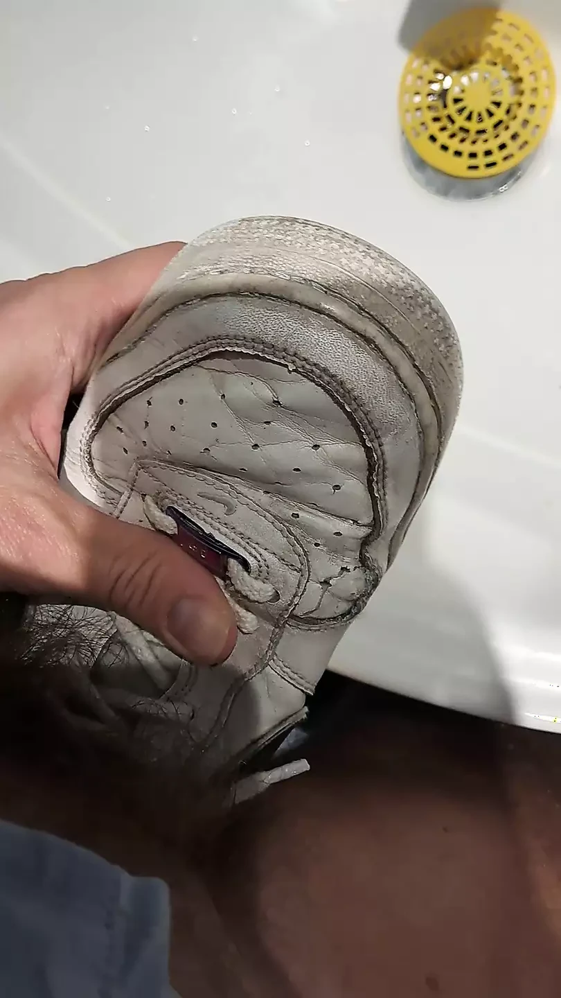I'm fucking my young neighbor's Nike Air Force.