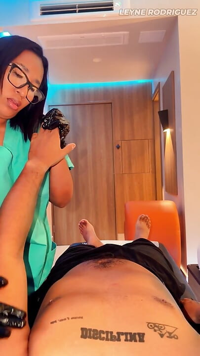 POV Sensual Latina Massage - Relaxing Music, HJ & Blowjob Finish
